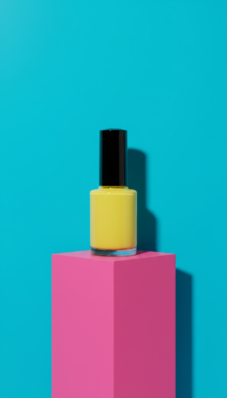 Vivid Lemon Nail Lacquer 211 Cosmetics